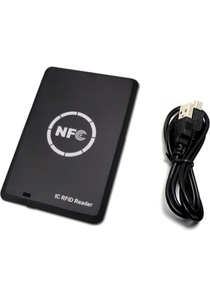 Jaerbee Ic Rfıd Kart Okuyucu Rfıd Fotokopi Teksir Nfc Akıllı Kart Okuyucu Yazar 13.56MHZ Şifreli Programcı (Yurt Dışından)