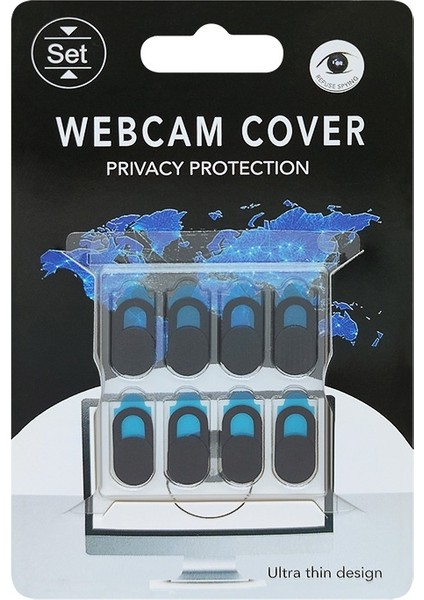 【 Hazır Stok 】 8pcs Web Kamerası Kapağı Slayt Web Kamerası Kutu Engelleyicili Telefon Dizüstü Bilgisayar Lens Blok Kapağı Koruyucu Kapak Için Sürgülü Anahtar (Yurt Dışından)