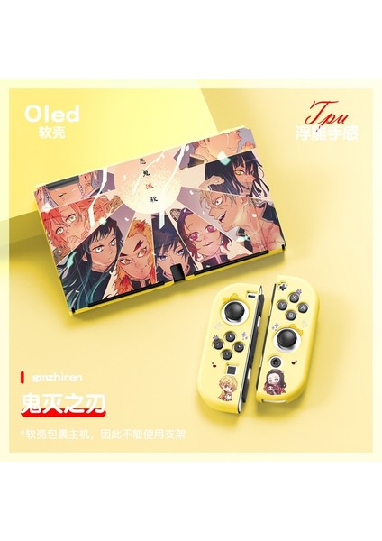 Switch OLED Anime Tema Koruyucu Kılıf, Nintendo Switch ile Uyumlu Yumuşak Kılıf (Oled Modeli) (Yurt Dışından) fiyatları