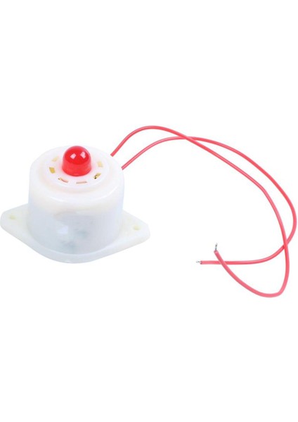 Bj-3 AC220V Endüstriyel LED Flaşör Kırmızı Alarm Sireni Buzzer 100DB Beyaz (Yurt Dışından)