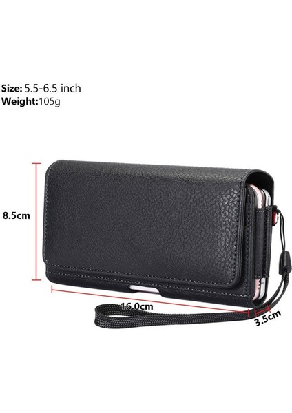 Evrensel Çift Kese Kemer Klipsi Kılıf Akıllı Telefon Için Pu 5.5-6.9 '' Bel Çantası Cep Telefonu Kapak Kılıfı (Yurt Dışından) fiyatları