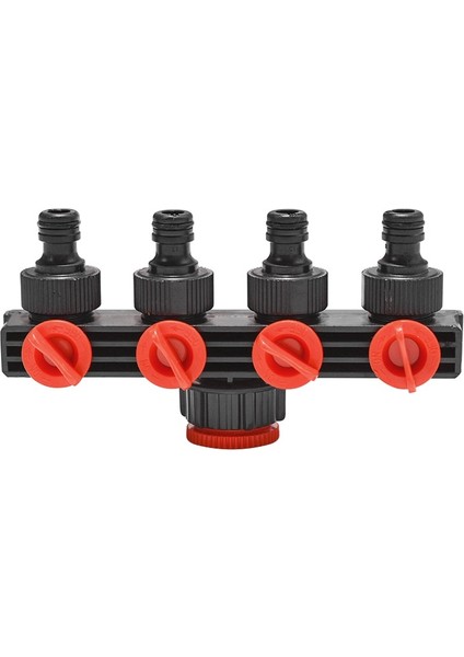 Bahçe Hortumu Ayırıcı Boru Bağlantıları 4 Yollu Ayırıcı Plastik Konnektör Sulama Adaptörü Bahçe Fourway Vana Yön Değiştirici Musluk (Yurt Dışından) fiyatları