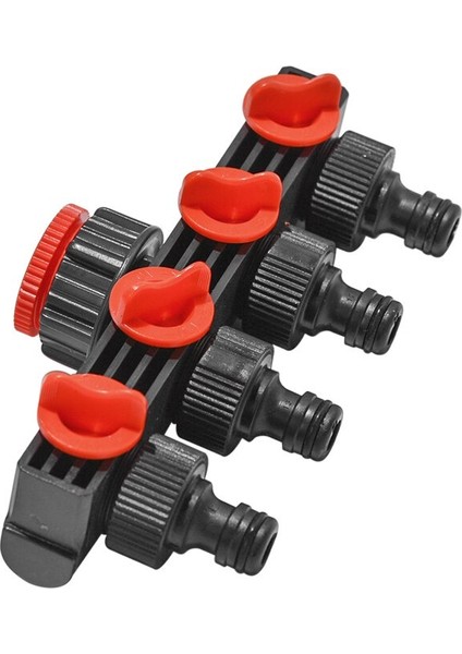 Bahçe Hortumu Ayırıcı Boru Bağlantıları 4 Yollu Ayırıcı Plastik Konnektör Sulama Adaptörü Bahçe Fourway Vana Yön Değiştirici Musluk (Yurt Dışından) indirimleri