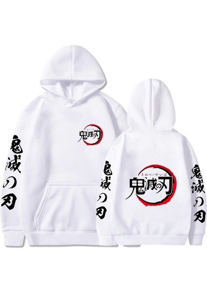Unisex Bezler Demon Slayer Kapşonlu Anime Moda Gevşek Kollu Rahat Hip Hop (Yurt Dışından) indirimleri