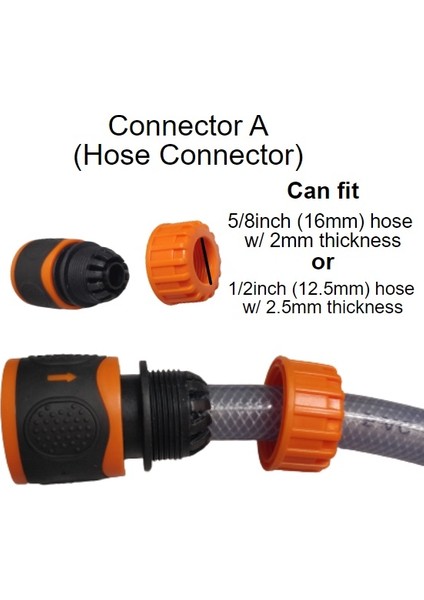 Bahçe Hortumu Hızlı Bağlantı/ Musluk Adaptörü/ Musluk Bağlantısı/ Boru Bağlantısı/ Hızlı Bağlantı/ Sulama (Yurt Dışından) indirimleri
