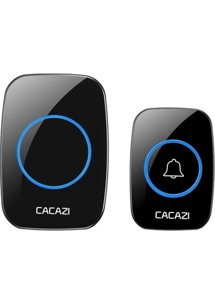 A10 Su Geçirmez Ev Kablosuz Kapı Zili Akıllı LED Işık Çağrı Bell 38 Yüzükler (Yurt Dışından) fiyatları