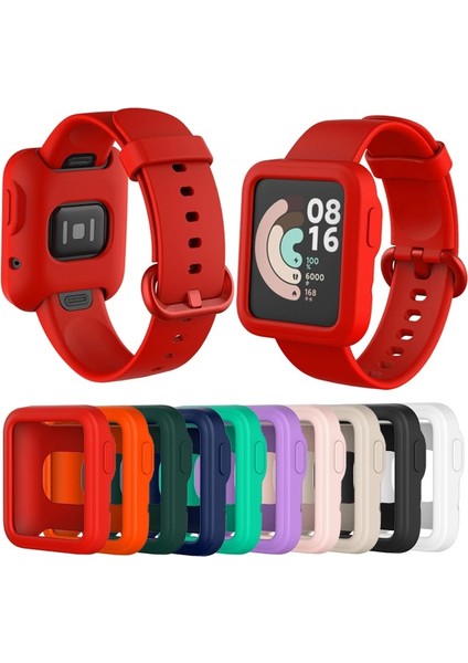 Xiaomi Mi Watch Lite / Redmi Watch 2 Lite Için Kılıf Koruma Kabuğu Bilezik Yedek Bandı ile Silikon Kayış (Yurt Dışından) fırsatları