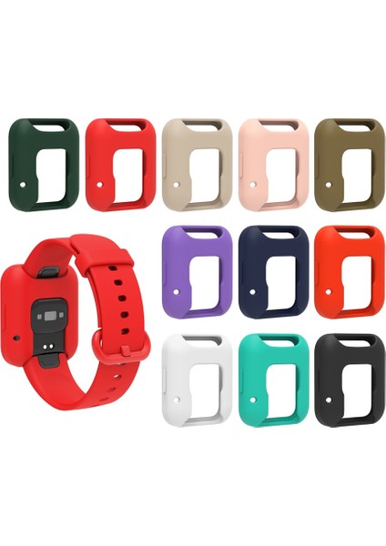 Xiaomi Mi Watch Lite / Redmi Watch 2 Lite Için Kılıf Koruma Kabuğu Bilezik Yedek Bandı ile Silikon Kayış (Yurt Dışından) indirimleri