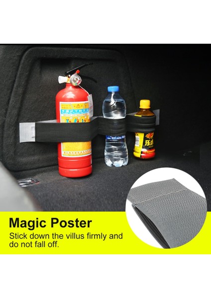 Sıcak Araba Gövde Organizatör Kanca ve Döngü Sabit Sapanlar Kemer Saklama Çantası Elastik Sihirli Bantlar Oto Araba Aksesuarları (Yurt Dışından) indirimleri