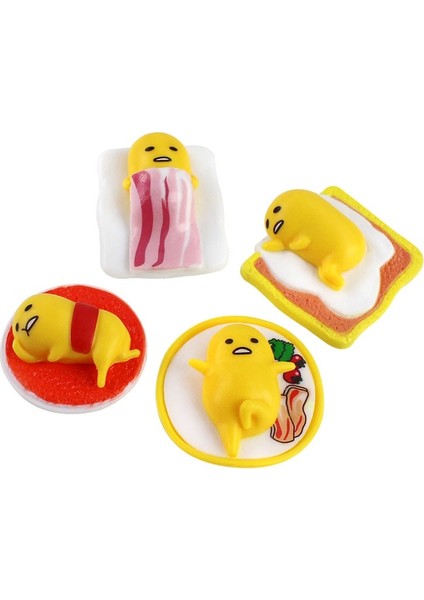 Adet/takım Anime Gudetama Tembel Oyuncak Kolye Anahtarlıklar Pvc Aksiyon Figürleri Oyuncak (Yurt Dışından) indirimleri