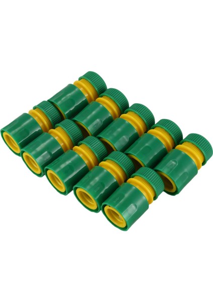 Bahçe Hortumu Ek Yeri Sulama-10 x 1/2 Inç Hızlı Bağlantı Adaptörü-Yeşil ve Sarı (Yurt Dışından)