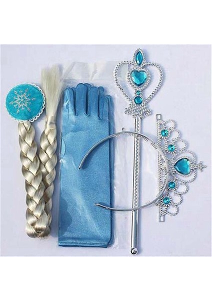 Frozen Elsa Taç Değnek Postiş Eldiven Aksesuar Seti (Yurt Dışından) fiyatları