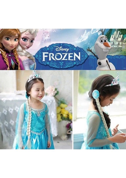 Frozen Elsa Taç Değnek Postiş Eldiven Aksesuar Seti (Yurt Dışından) modelleri