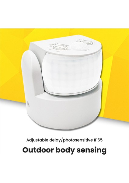 Çift Kızılötesi Prob Hareket Sensörü IP65 Ac 220V-240V Beyaz (Yurt Dışından) fiyatları