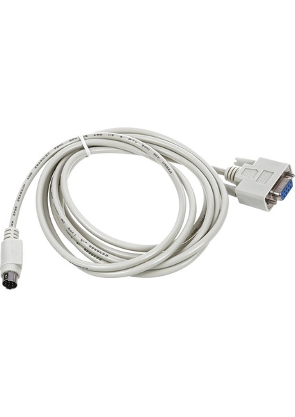 2x DB9P - 8p Mini Din RS232 Indirme Kablosu Beyaz 8,2 Ft, Plc Dvp-Eh Için (Yurt Dışından) fiyatları