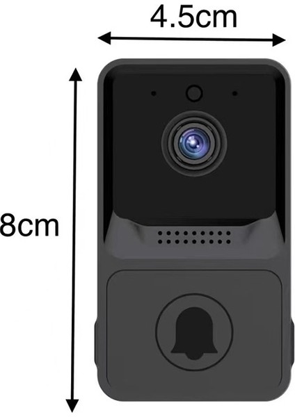 Kamera ile Kablosuz Kapı Zili Iki Yönlü Ses 2.4g Akıllı Wıfı Video Kapı Zili Elektrikli Kablosuz Kapı Zili Su Geçirmez (Yurt Dışından) modelleri
