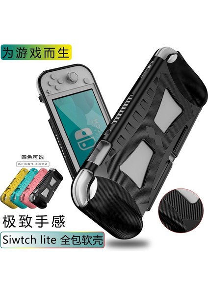 Nintendo Switch Lite Arka Kapak Tam Koruma Yumuşak Tpu Düşme Önleyici/ter/parmak Izi Kılıfı Oyun Kavrama Kabuğu Güçlü Isı Dağılımı Muhafaza (Yurt Dışından) modelleri