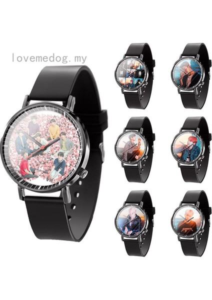 Moda Bts Izle Bangton Boys Kol Saati Kadın Erkek Çift Izle Jungkook Suga V (Yurt Dışından)