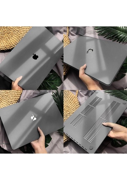 (Hazır Stok) Kılıf Için 2021 Yeni Macbook Pro 14 Inç M1 Pro /max A2442 Air 13 M1 A2337 Touch Id A2338 Touch Bar Kılıfı Retina 13 A2289 A2251 A2179 Kapak Koruyucu Sert Çanta (Yurt Dışından)