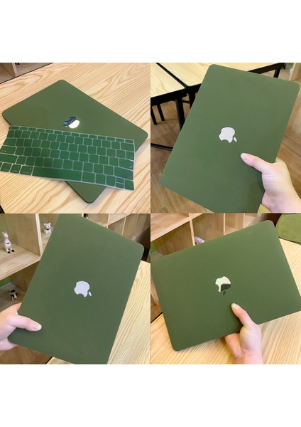 (Hazır Stok) Kılıf Için 2021 Yeni Macbook Pro 14 Inç M1 Pro /max A2442 Air 13 M1 A2337 Touch Id A2338 Touch Bar Kılıfı Retina 13 A2289 A2251 A2179 Kapak Koruyucu Sert Çanta (Yurt Dışından)
