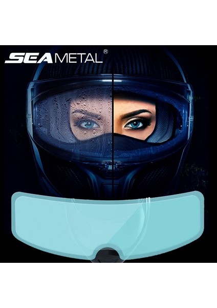 Anti Sis Filmi Kask Visor ve Anti Yağmur Motosiklet Koruyucu Etiket Yağmur Geçirmez Evrensel Aksesuarlar Güvenli Sürüş (Yurt Dışından) modelleri