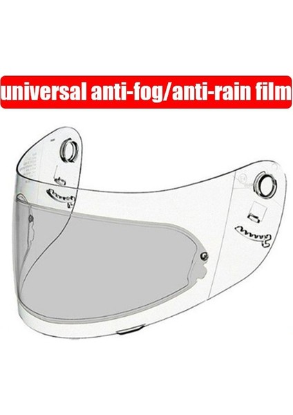 Anti Sis Filmi Kask Visor ve Anti Yağmur Motosiklet Koruyucu Etiket Yağmur Geçirmez Evrensel Aksesuarlar Güvenli Sürüş (Yurt Dışından) fırsatları