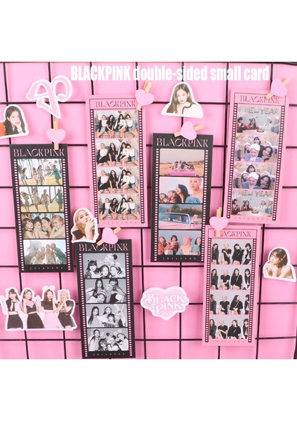 Blackpink Ünlü Ürünleri Kitap Ayracı Fotoğraf Kartı Her Stilde 5 Hayran Hediyesi (Yurt Dışından) modelleri