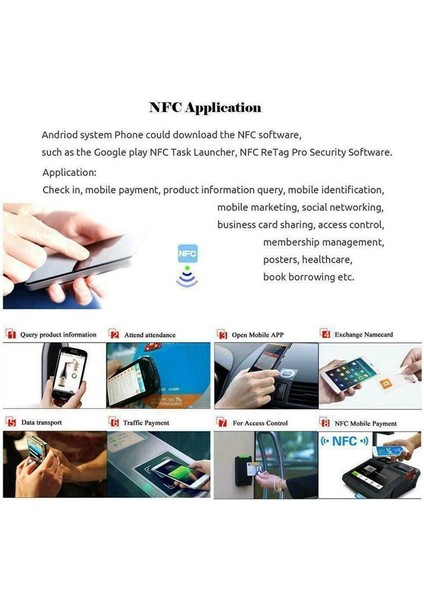 Betty Becky 40 Adet Nfc Kartları Beyaz Boş NTAG215 Pvc Etiketleri Su Geçirmez 504 Bayt Çip Etiket (Yurt Dışından)