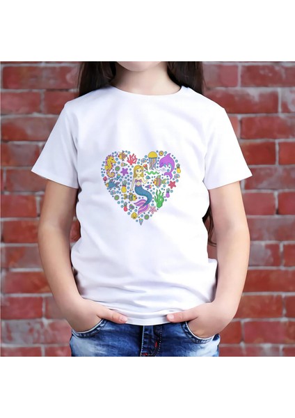 Denizkızı Çocuklar Üst Kız Moda Gömlek Bebek T 1-12Y Gündelik Giyim Tüm Maç Yürümeye Başlayan Basit Klasik Çocuk Giysileri (Yurt Dışından)