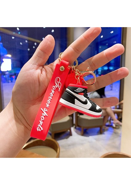 Yaratıcı 3D Aj Basketbol Ayakkabıları Stereoskopik Model Anahtarlıklar Spor Ayakkabı Meraklısı Hediyelik Eşya Anahtarlık Araba Sırt Çantası Kolye (Yurt Dışından) fiyatları