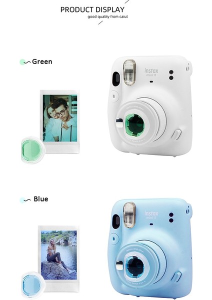 Fujifilm Instax Mini 11 Kamera Yakın Çekim Lens Filtresi 6 Renk Için (Yurt Dışından) fırsatları