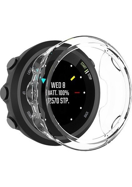 Garmin Forerunner 45 45S Akıllı Saat Silikon Darbeye Dayanıklı Koruyucu Kapak Yumuşak Tpu Kılıf Şeffaf Kabuk Çerçeve (Yurt Dışından)