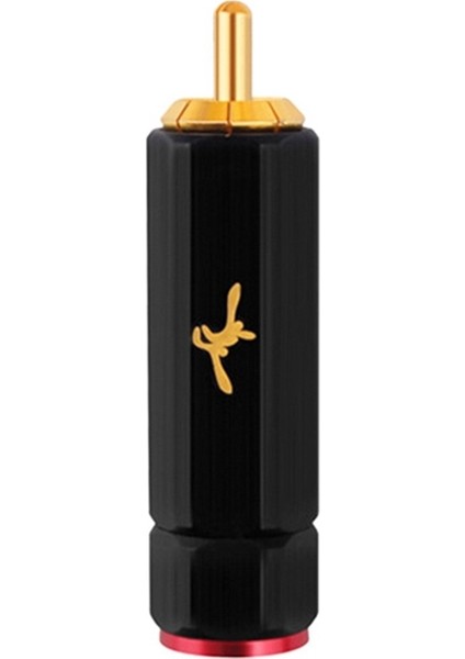 Yytcg Saf Bakır Altın Kaplama Rca Fiş Kendinden Kilitli Ses Konektörü (Yurt Dışından) fırsatları