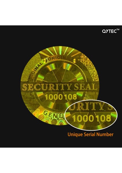 100 Adet 20X20MM Gümüş Altın Hakiki Orijinal Otantik Sabotaj Belirgin Garanti Geçersız Açık Güvenlik Mühür Etiketleri Hologram Çıkartmalar (Yurt Dışından) modelleri