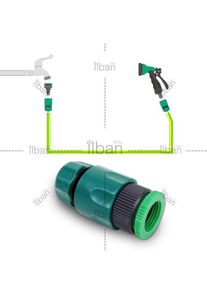 Hızlı Bağlantı Hortum Bağlantısı 1/2 Inç 4 Musluk Büyük Konnektörler BX015 (Yurt Dışından) modelleri