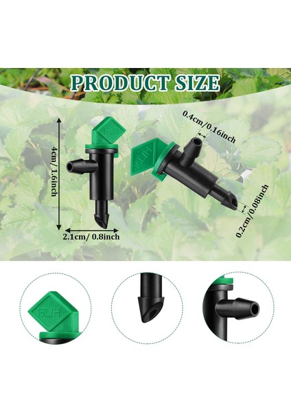 Arelene 60 Parça 4gph Çıkarılabilir Damla Yağmurlama Sulama Damla Verici Bahçe Bayrağı Sulama Damlatıcı, Ağaçlar ve Çalılar Için (Yurt Dışından) fırsatları