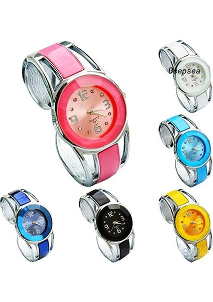 【dps Kadın Moda Açılış Sonu Kuvars Analog Yuvarlak Kasa Bilezik Bileklik Kol Saati (Yurt Dışından) fırsatları