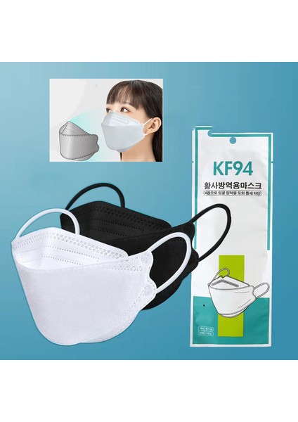 Kore Maskesi 1 Parça KF94 Maskeleri Tek Kullanımlık Nefes Alabilen ve Toz Geçirmez Koruyucu Maske (Yurt Dışından) modelleri