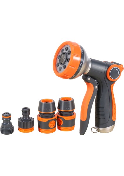 Bahçe Hortum Nozulları Kiti 8 Ayarlanabilir Desenler Hortum Püskürtme Memesi Sulama Aksesuarları Bahçe Sulama Çim Yıkama Için (Yurt Dışından) fiyatları