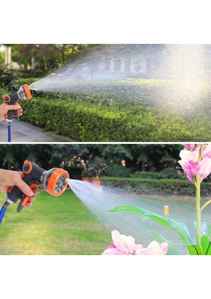 Bahçe Hortum Nozulları Kiti 8 Ayarlanabilir Desenler Hortum Püskürtme Memesi Sulama Aksesuarları Bahçe Sulama Çim Yıkama Için (Yurt Dışından) indirimleri
