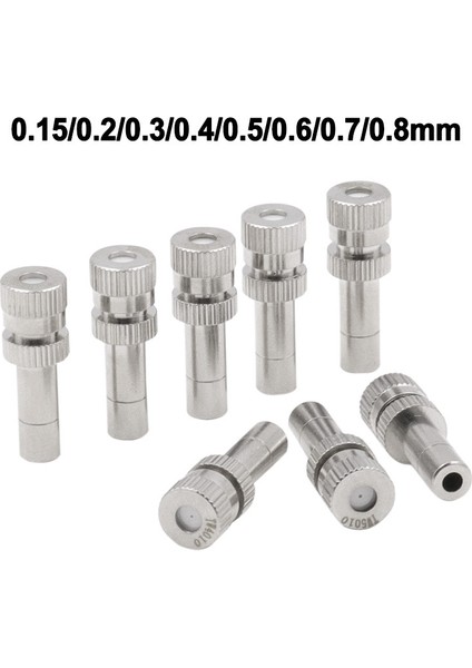 10 Adet 6mm Nemlendirme ve Tozsuzlaştırma Soğutma Atomize Yağmurlama Hızlı Takılabilir Sis Sisleme Nozulu, Model: 0.3mm (Yurt Dışından) fiyatları