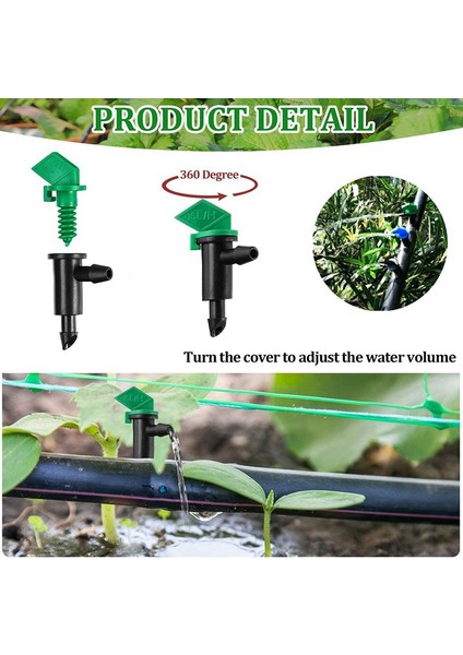 Boyutta 60 Parça Damla Verici Bahçe Bayrağı Sulama Damlatıcı (Yurt Dışından) fırsatları