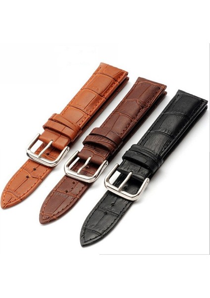 Fabrika Doğrudan Satış Deri Watch Band Bambu Desen Kordonlu Saat Unisex Evrensel Saat Kayışı 14MM 16MM 18MM 20MM 22MM 24MM (Yurt Dışından) modelleri