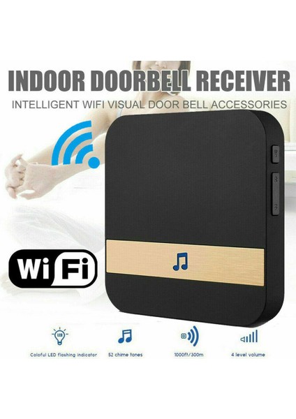 Geleneksel Akıllı Video Kapı Zili Alıcısı Kablosuz Ac 110-220 V Zil Wifi Evrensel Plug-In Kapı Zili Güvenlik Kapısı Abd/ab Tak (Yurt Dışından) fiyatları