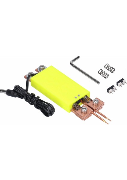 Taşınabilir Mini Dıy Nokta Kaynak Makinesi Seti Otomatik Entegre Tip Nokta Kaynak Kalem Aksesuarı 18650 Pil Sarı (Yurt Dışından)