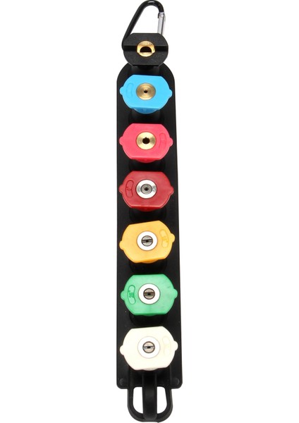 Basınçlı Yıkama Nozulu Uç Seti, Nozul Tutuculu, 7 Püskürtme Nozulu (Yurt Dışından)