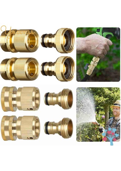 Yusenss Bahçe Bakır Ortak Sulama Erkek Dişi Konnektör Bahçe Malzemeleri Hortum Boru Konnektörü (Yurt Dışından) indirimleri