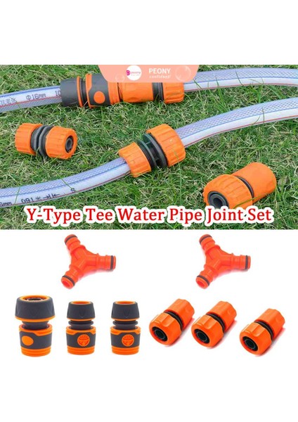 Şakayık Hortum Boru Konektörü Bahçe Sulama Anahtarı Düğmesi Onarım Sızıntı Boru Bağlantısı (Yurt Dışından) indirimleri