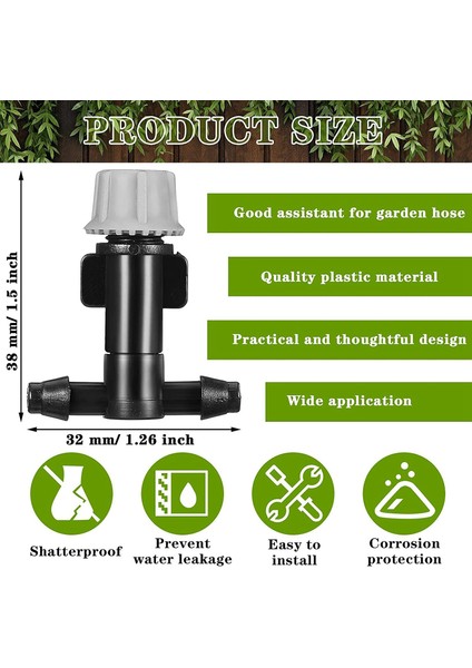 Srıwen 80 Adet Sprey Ayarlanabilir Akış Sulama Damlatıcı Ayarlanabilir Yağmurlama Damla Sulama Sisleme Damlatıcı Atomize Yağmurlama (Yurt Dışından) indirimleri