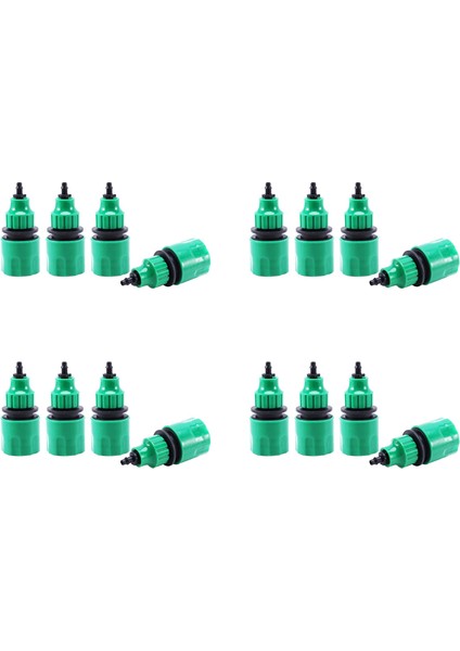Bahçe Hortumu Borusu Sulama Için Tek Yönlü Adaptör Musluk Bağlantısı Bağlantısı 16'lı Paket (Yurt Dışından)